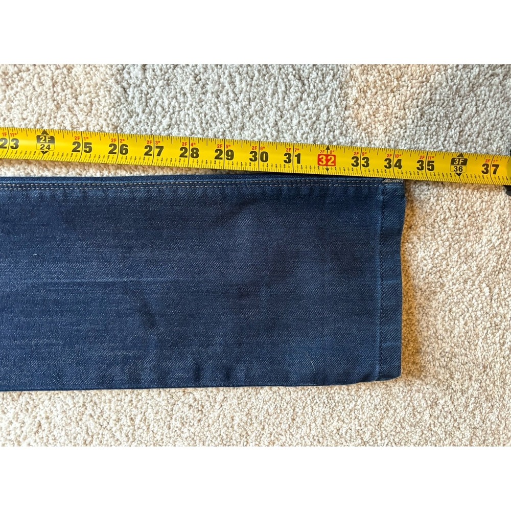 DL 1961 Grace High Rise Straight Denim Jeans Size 27 Dark Wash Classic Preppy - Picture 9 of 12